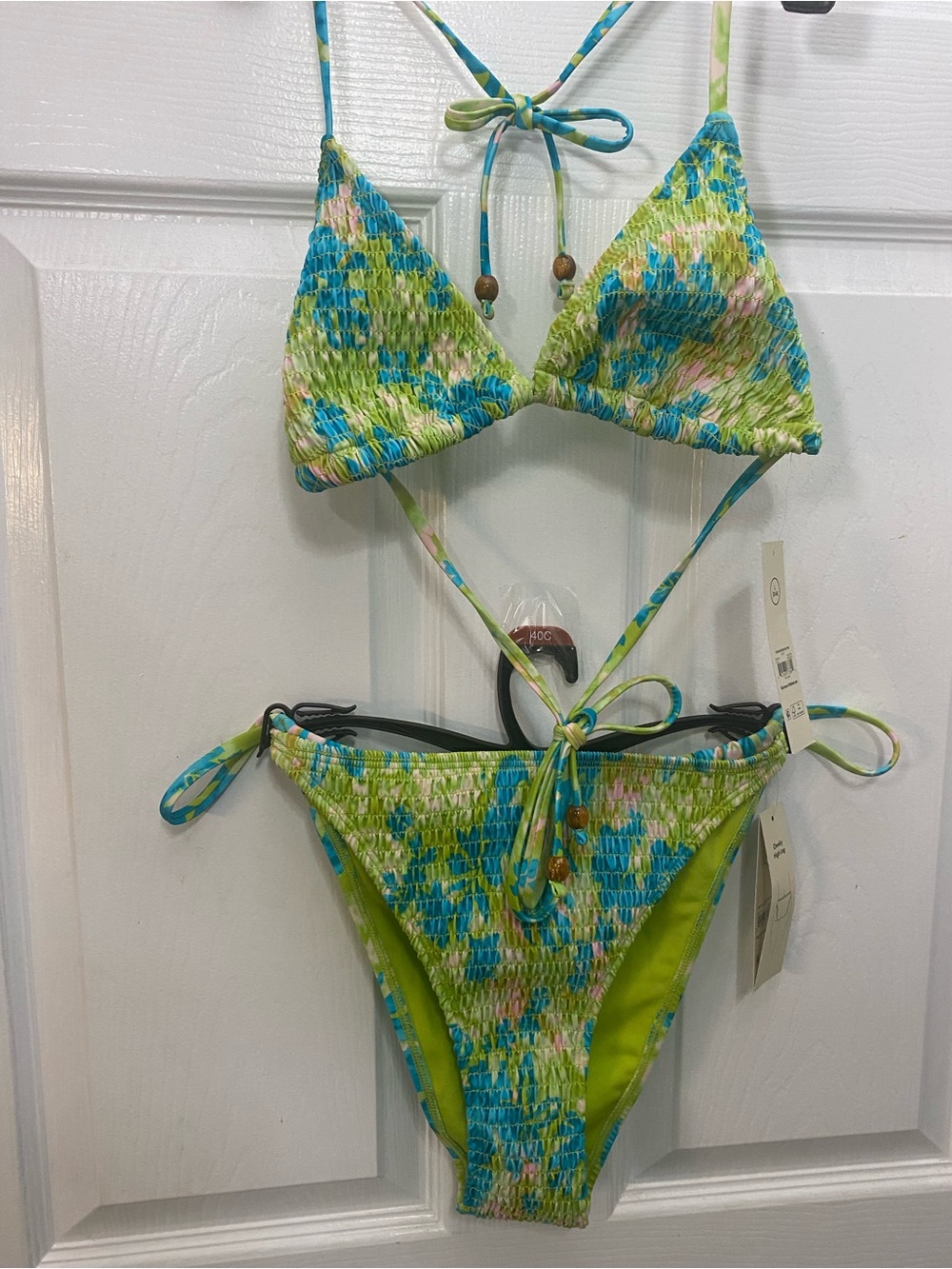 Women’s halter triangle bikini top no boundaries XXS, L NWT - Picture 3 of 8